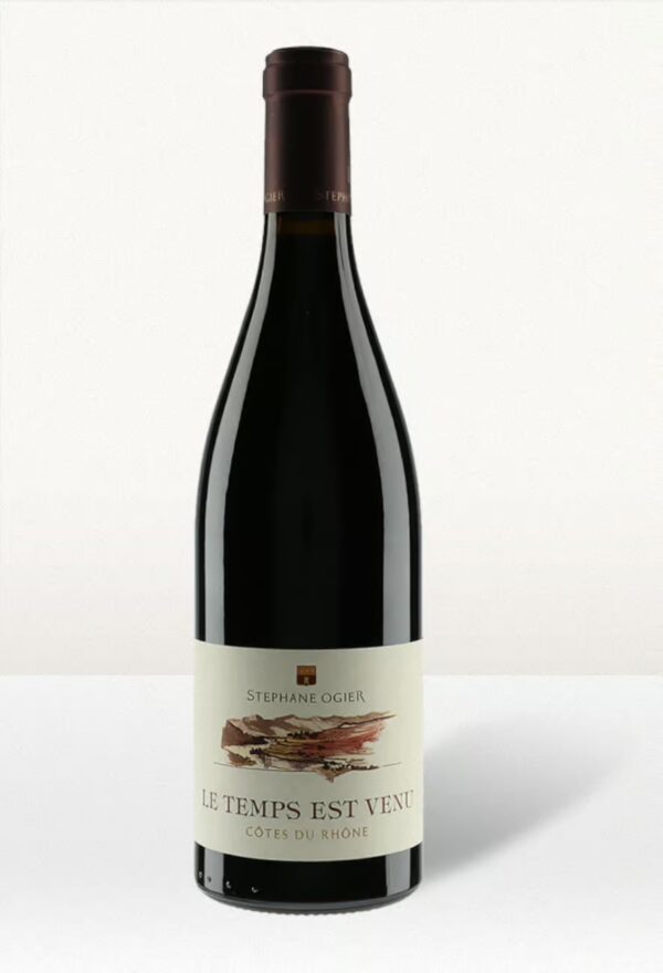 stéphane-ogier-vin-rouge-le-temps-est-venu-2022-Côtes-du-Rhône